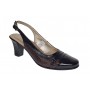 Pantofi dama decupati din piele naturala - Model cu toc 5cm - S301MN